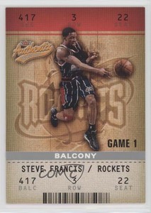 2002-03 Fleer Authentix Balcony /250 Steve Francis #87