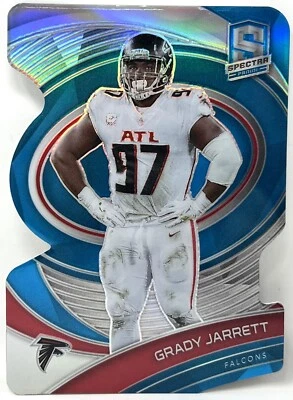 Grady Jarrett Falcons 16/50 Spectra Panini No. 4 Prizm 2021 - Image 1 of 4