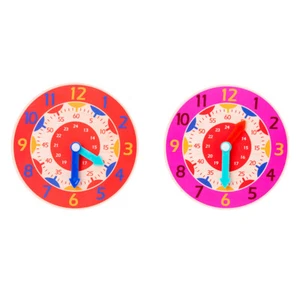  2 Pcs Lernuhr Kinder Wecker Für Spielzeug Vorschulkinder Kleinkind - Bild 1 von 18