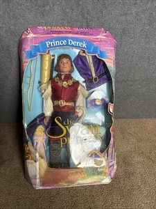 The Swan Princess Prince Derek Doll 1994 Damaged Box NEW Odette Tyco - Picture 1 of 8