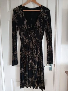 French Connection Anastasia jersey wrap dress - size 12 - Picture 1 of 5