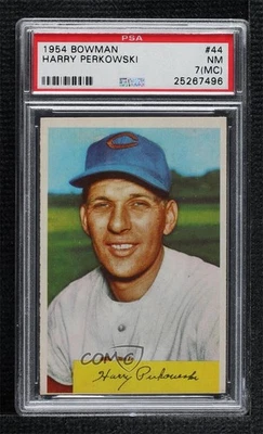 1954 Bowman Harry Perkowski #44 PSA 7 - Image 1 of 2