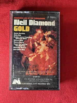 Vintage Neil Diamond Cassette - Gold Recorded Live at the Troubadour - Image 1 of 3