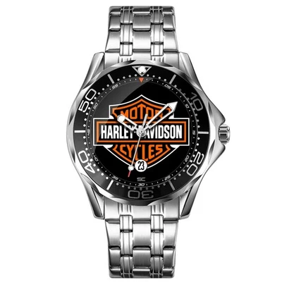 Orologio da Polso Uomo Moto per appassionati di Harley Davidson 883 Custom Bike - Immagine 1 di 4