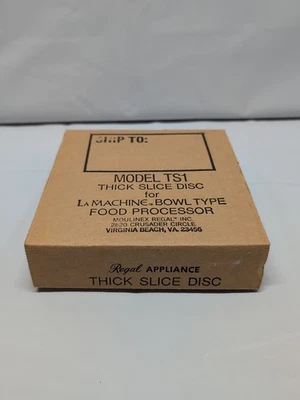 Disco de rebanada gruesa TS1 Moulinex Regal La Machine II procesador de alimentos solo pieza  Foto 1 de 4