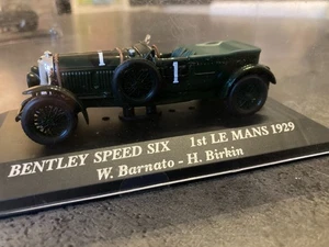 Bentley Speed Six 24 Stunden Le Mans 1929 IXO 1/43 guter Zustand in Box M7 - Bild 1 von 1