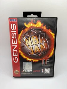 NBA Jam T.E. Tournament Edition W/ Manual Case Cart Sega Genesis CIB Complete - Picture 1 of 3