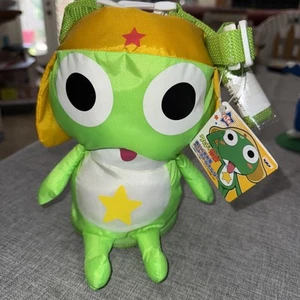 Keroro Gunso Sgt. Frog DX Banpresto 2005 Plush Doll Nylon Bottle Holder Japan - Picture 1 of 8