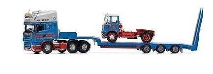 Corgi CC13743 1:50 Die Cast Scania R Step Frame Trailer & Atkinson Borderer Load - Image 1 of 1
