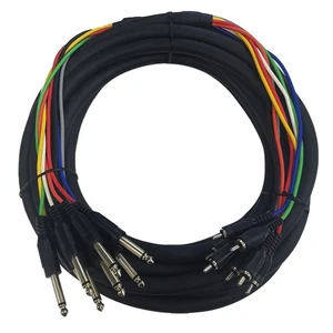 Cable Up CU/SU304 13' 1/4" TS Male to RCA Male Audio Snake (8-Channel) - Picture 1 of 1