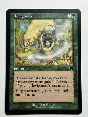 Invigorate Mercadian Masques 254 Regular MTG Card LP-NM - Image 1 of 2