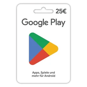 Google Play Store Guthaben 25€ (digitaler Code per Chat) - Bild 1 von 1