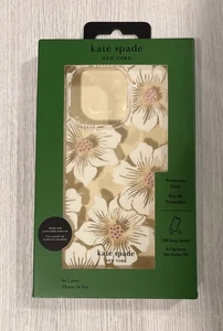 Kate Spade New York Protective Case For Apple iPhone 14 Pro - Hollyhock Floral - Picture 1 of 1