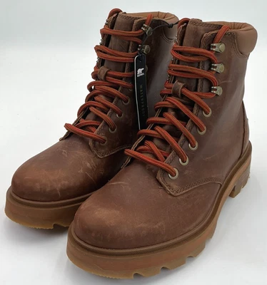 Sorel Lennox Women's Size 7 Brown Leather Boots - Image 1 of 4