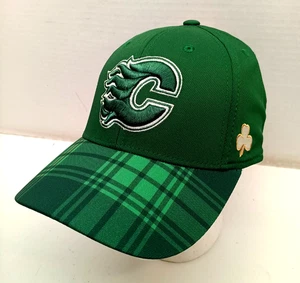 Gorra Calgary Flames Reebok NHL Face Off St. Patty's Flex-Fit TALLA S/M NUEVA CON ETIQUETAS NUEVA - Imagen 1 de 5