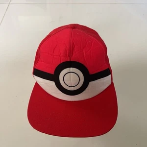 Gorra ajustable Pokémon Pokeball Snapback roja blanca negra - Imagen 1 de 5