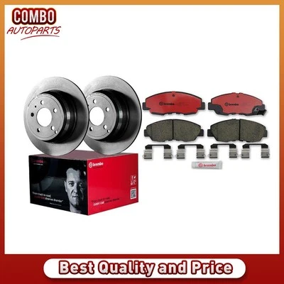 Juego de pastillas de freno de disco delanteras rotor para Honda Civic 1996-2005 Foto 1 de 4