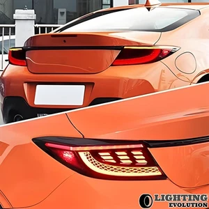 SET(2) LED Tail Lights Smoked For 2022-2024 Toyota GR86&Subaru BRZ W/Sequential - Picture 1 of 16