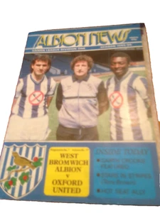 WEST BROMWICH ALBION V OXFORD UNITED - DIVISION 1 - 17.8.1985  - Bild 1 von 1