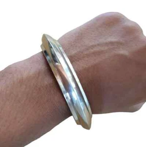 Brazalete Sikh Kara Acero Inoxidable Chakri Singh Kaur Collar Kada Punjabi L16 Nuevo - Imagen 1 de 10