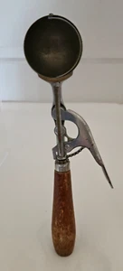 RARE Vtg Ice Cream Scoop Philcone Dipper Wood Handle - Picture 1 of 2