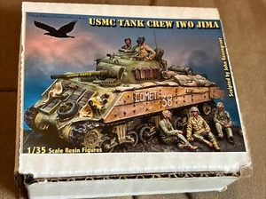 1/35 Raptor Miniatures #35003 U.S. Marine Tank Crew Iwo Jima (¡5 figuras!) - Imagen 1 de 1