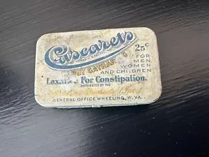 Cascarets Candy Cathartic for Constipation empty tin Sterling Remedy Co ca 1930s - Picture 1 of 2