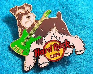 ONLINE HRO 2018 DOG SERIES SCHNAUZER BREED GUITAR Hard Rock Cafe PIN LE100 - Picture 1 of 1