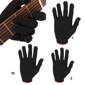 Guitar Glove Black Musician Protect Hands Beginner Practice Musical Instrument - Picture 1 of 16