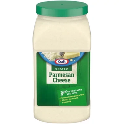 Kraft Grated Parmesan Cheese – 4.5 lbs. – Freshly Grated, Perfect for Pasta and  - Image 1 of 4