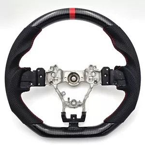 REVESOL Hydro-Dip Carbon Fiber Black Steering for 2015-2021 SUBARU STI WRX S209 - Picture 1 of 5
