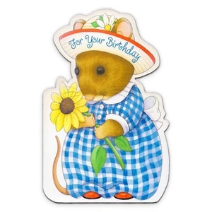 Lindo, Religioso FELIZ CUMPLEAÑOS Tarjeta Mouse Especial de American Greetings + Sobre - Imagen 1 de 4