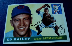 1955 Topps #69 ED BAILEY EX-MT o meglio CINCINNATI REDLEGS - Foto 1 di 4