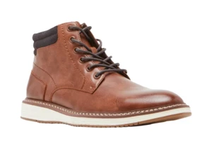 Botas chukka Steve Madden P-JELEN para hombre - COÑAC, talla 12 NUEVAS - Imagen 1 de 7
