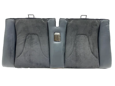 2007-2015 AUDI TT TTS COUPE REAR LOWER SEAT CUSHION BENCH BLACK ALCANTARA OEM - Image 1 of 4