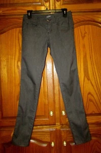 BE BOP GRÖSSE 1 X 30,5" GRAU NADELSTREIFEN BAUMWOLLE/ELASTHAN SKINNY JEANS/NIE GETRAGEN/TAILLE 26 - Bild 1 von 5