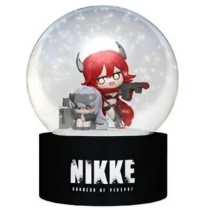 NIKKE AGF 2024 Korea Goddess of Victory Red Hood Snow Globe Unused New - Picture 1 of 7
