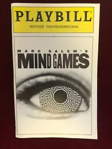 Playbill Broadway originale Marc Salem Mind Games - Foto 1 di 1