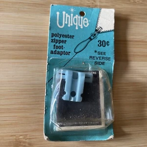 Vintage 1970’s Unique Polyester Zipper Foot Adaptor Model #400 New Old Stock - Picture 1 of 3
