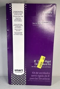 Smart Choice - 8' Halbstarr Trockner Kanal Entlüftungsset - 1 Entlüftung, 2 Ellenbogen, 4 Klemmen - Bild 1 von 7