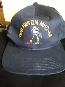 USS Heron MHC 52 marineblaue Kappe - Bild 1 von 6