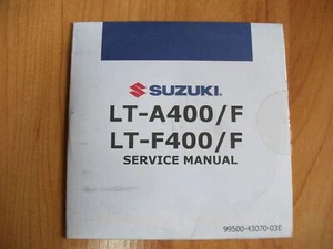 2008 Suzuki LT-A400/F LT-F400/F Service Manual on CD OEM - Picture 1 of 1