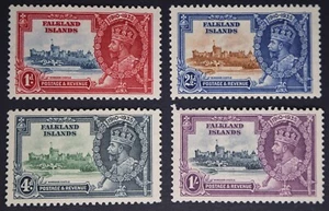 FALKLAND ISLANDS SG139/142 1935 KGV Silver Jubilee Set of 4, Unmounted Mint - Picture 1 of 2