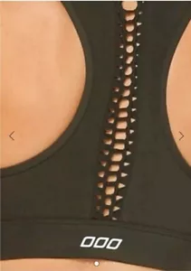 BNWT 🔸️ Lorna Jane M / medium - Xena Sports Bra - colour Oil (deepest khaki) - Picture 1 of 3