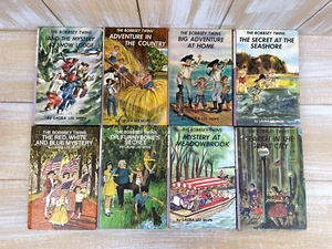 The Bobbsey Twins Lot Of 8 Books Laura Lee Hope Grosset & Dunlap Hardcover HC - Picture 1 of 19