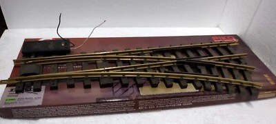 PIKO ~ Right Hand Switch Turnout Track R5 22.5° ~G Scale with motor - Image 1 of 3