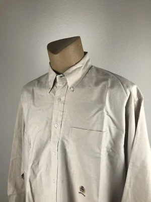 Tommy Hilfiger, мужской на пуговицах длинным рукавом платье рубашка бежевый 17 1/2 (34-35) - Изображение 1 из 4