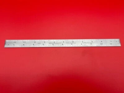 Brown & Sharpe 599-316-1204 12" Rule  IN STOCK    - Image 1 of 3