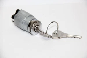 Classic FIAT 500 D F L R Original Chromed Bezel Ignition Switch With FIAT Keys - Picture 1 of 3