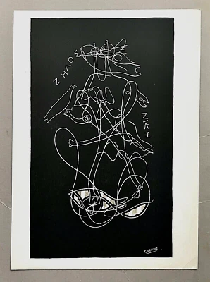 LITOGRAFÍA ORIGINAL MAEGHT POST-CUBISTA GEORGES BRAQUE "Zelos" 1951 DLM 36-37-38 Foto 1 de 4